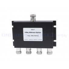 MPS-104P-NF 1分4微帶功率分配器N母型 n型功分器一分四700-2700mhz N母頭 50W 對講機/中繼臺功率分配器 四路無線電分配器訊號中繼器功率分配器 